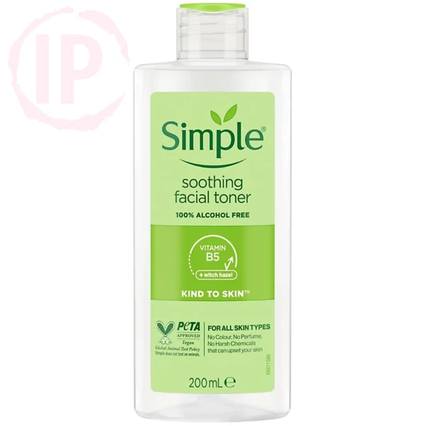 تونر سیمپل اصل مدل Soothing Facial Toner مناسب انواع پوست